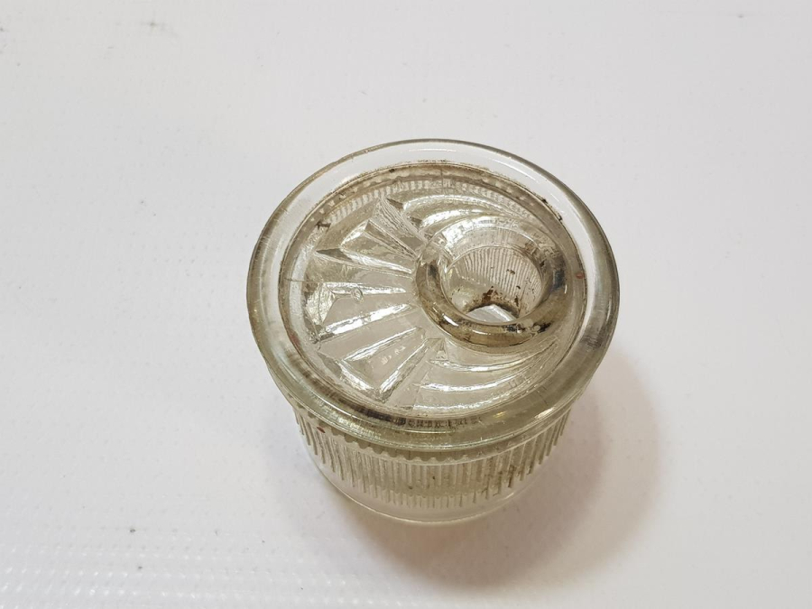 OSMANLI DÖNEMİ AY YILDIZLI KRİSTAL CAM HOKKA