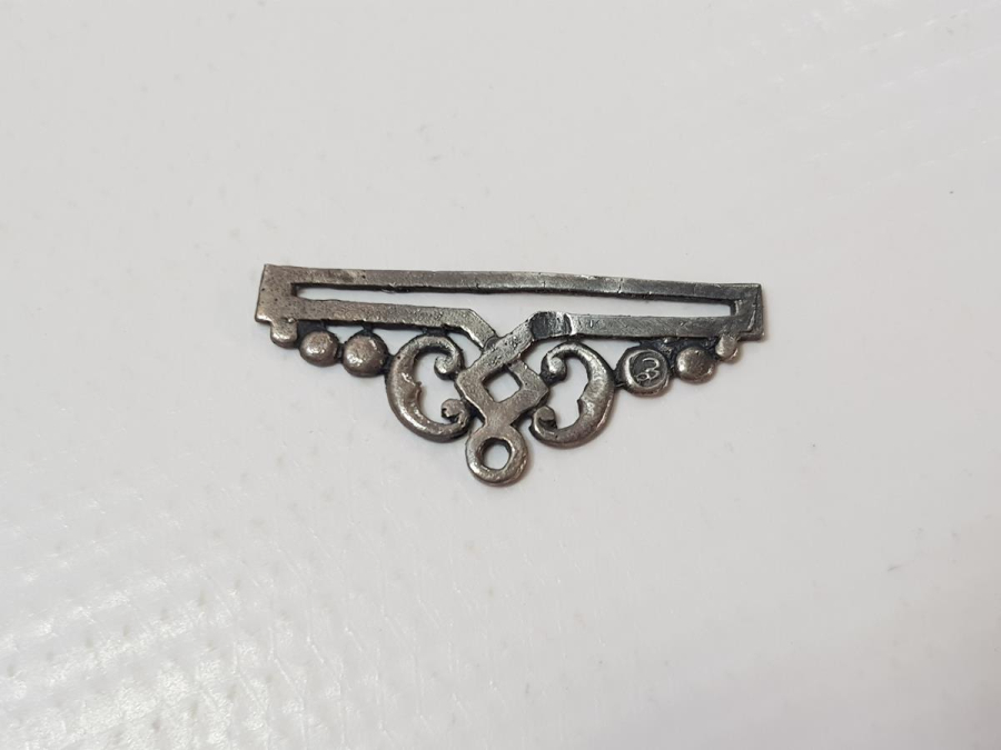 SAH DAMGALI GÜMÜŞ OSMANLI MADALYA ASKISI