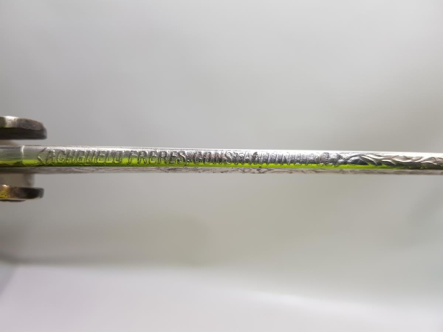 OSMANLI DÖNEMİ ACHGUELO FRERES YAPIMI ÇOK NADİR PAŞA KILICI