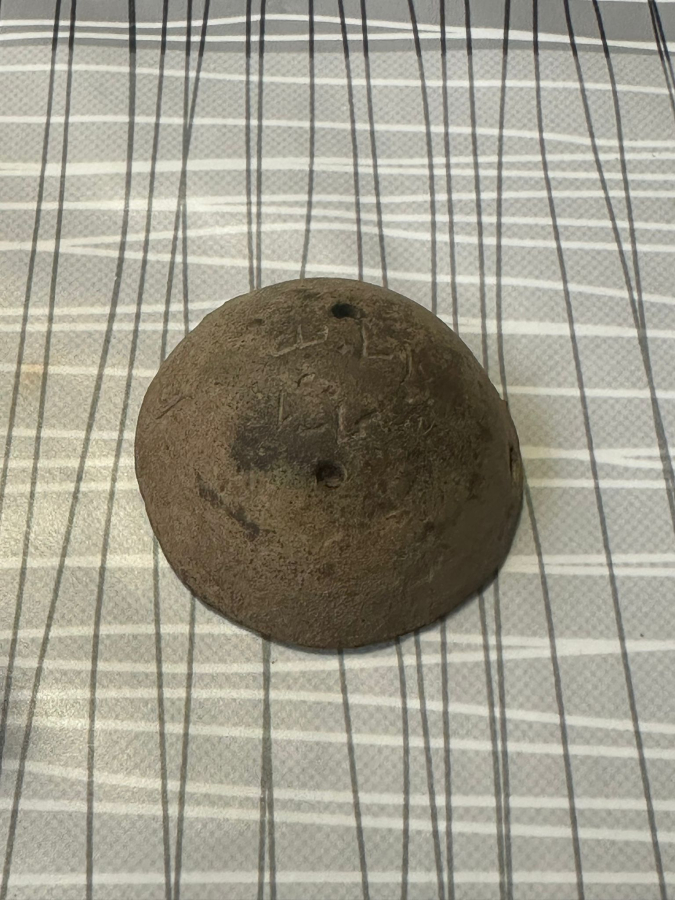 1. DÜNYA SAVAŞI DÖNEMİ OSMANLICA YAZILI HAVAN MERMİSİ BAŞLIĞI