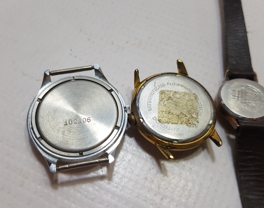 3 ADET ANTİKA KURMALI KOL SAATİ LOTU