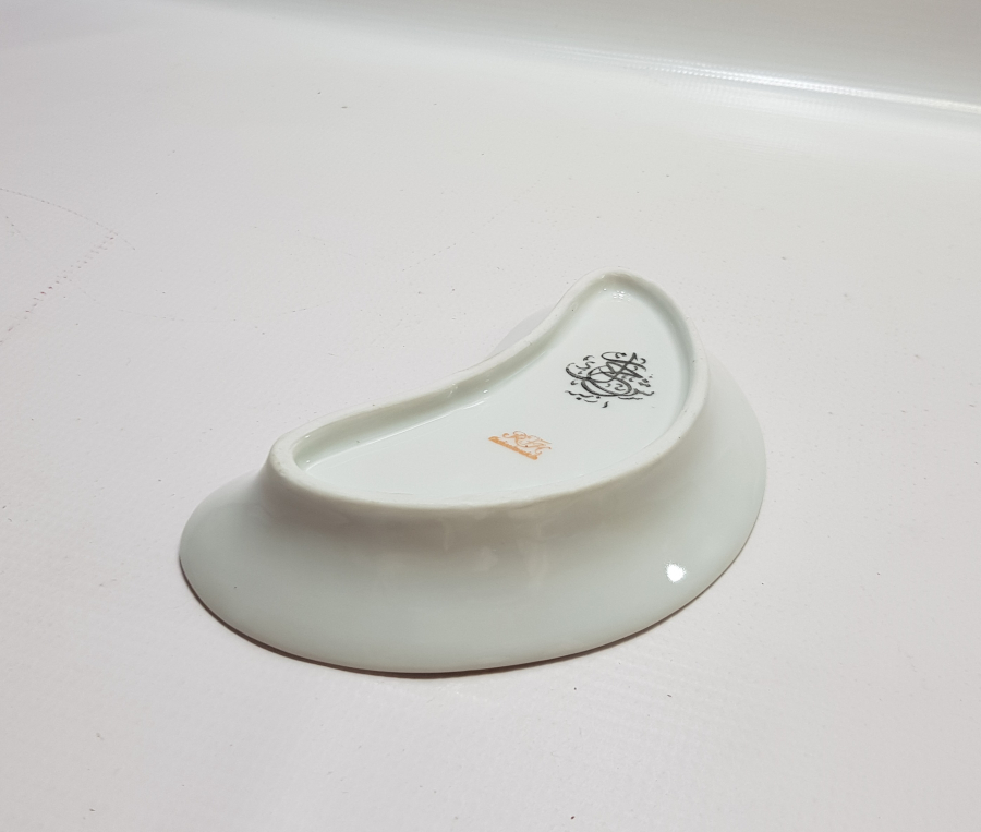 ARKASI OSMANLICA YAZILI VE ALTIN VARAKLI NADİR LİMON TABAĞI