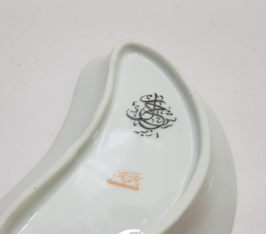 ARKASI OSMANLICA YAZILI VE ALTIN VARAKLI NADİR LİMON TABAĞI