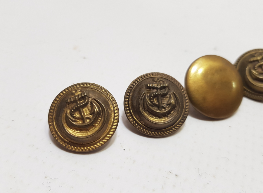 CUMHURİYET BAŞLARI ANTİKA DENİZCİ PAŞA DÜĞMELERİ LOTU