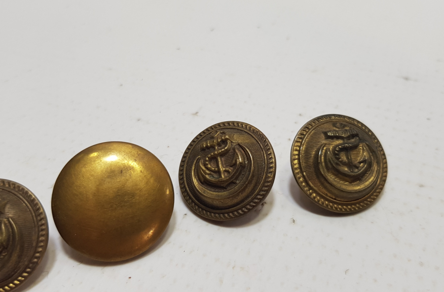 CUMHURİYET BAŞLARI ANTİKA DENİZCİ PAŞA DÜĞMELERİ LOTU