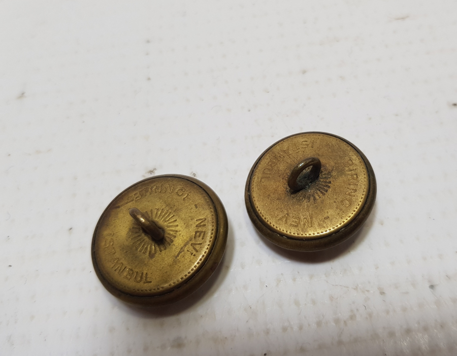 CUMHURİYET BAŞLARI ANTİKA DENİZCİ PAŞA DÜĞMELERİ LOTU