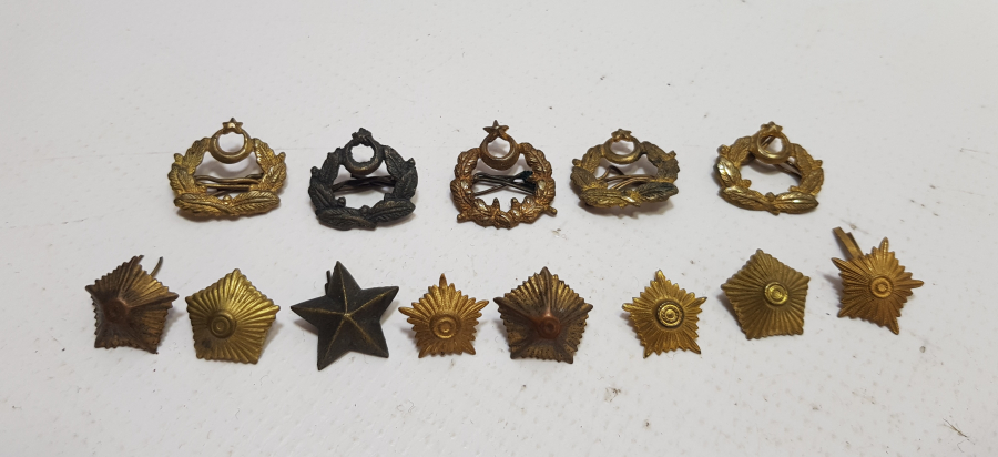 CUMHURİYET BAŞLARI SUBAY KOKART VE ROZET LOTU