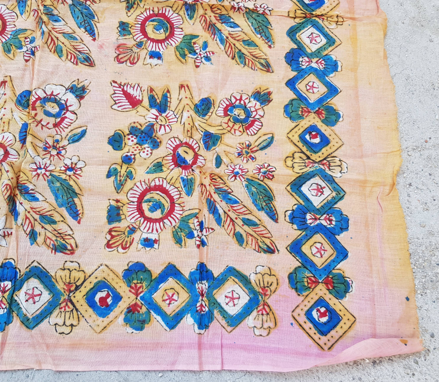 OSMANLI DÖNEMİ ÇOK NADİR MANİSA KIRKAĞAÇ BASKISI BEZ