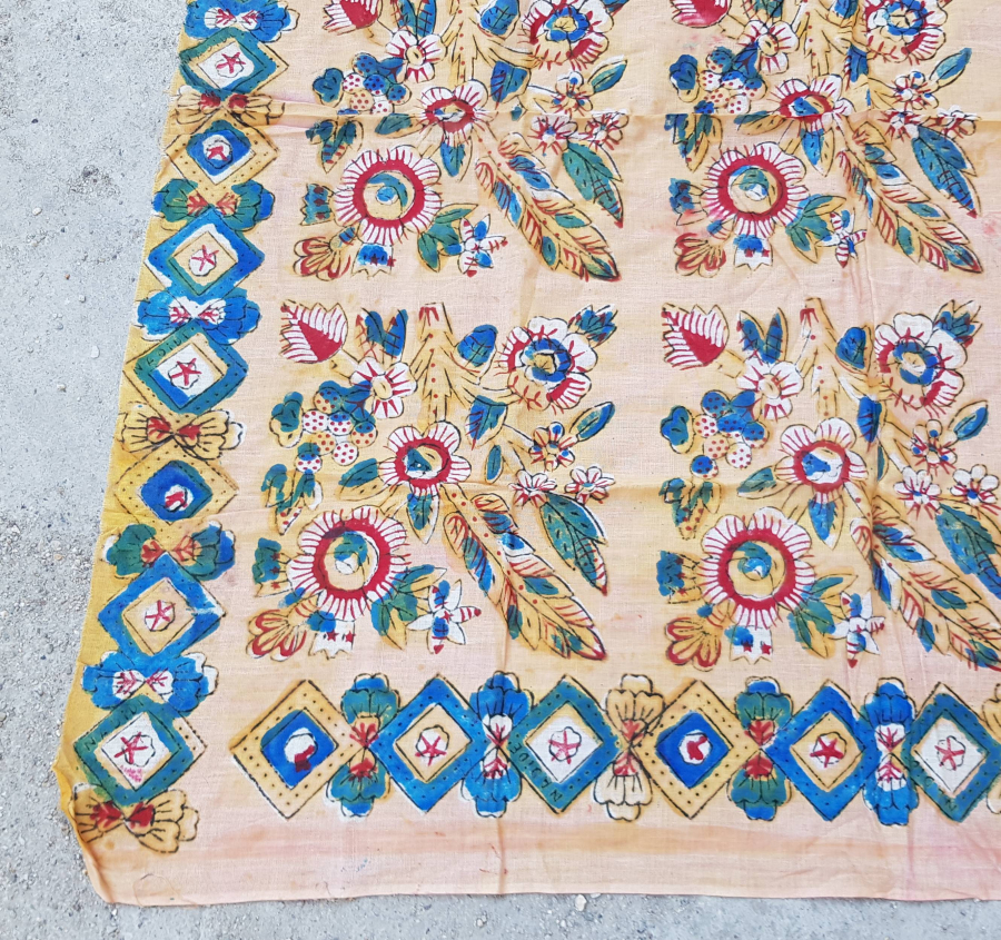 OSMANLI DÖNEMİ ÇOK NADİR MANİSA KIRKAĞAÇ BASKISI BEZ