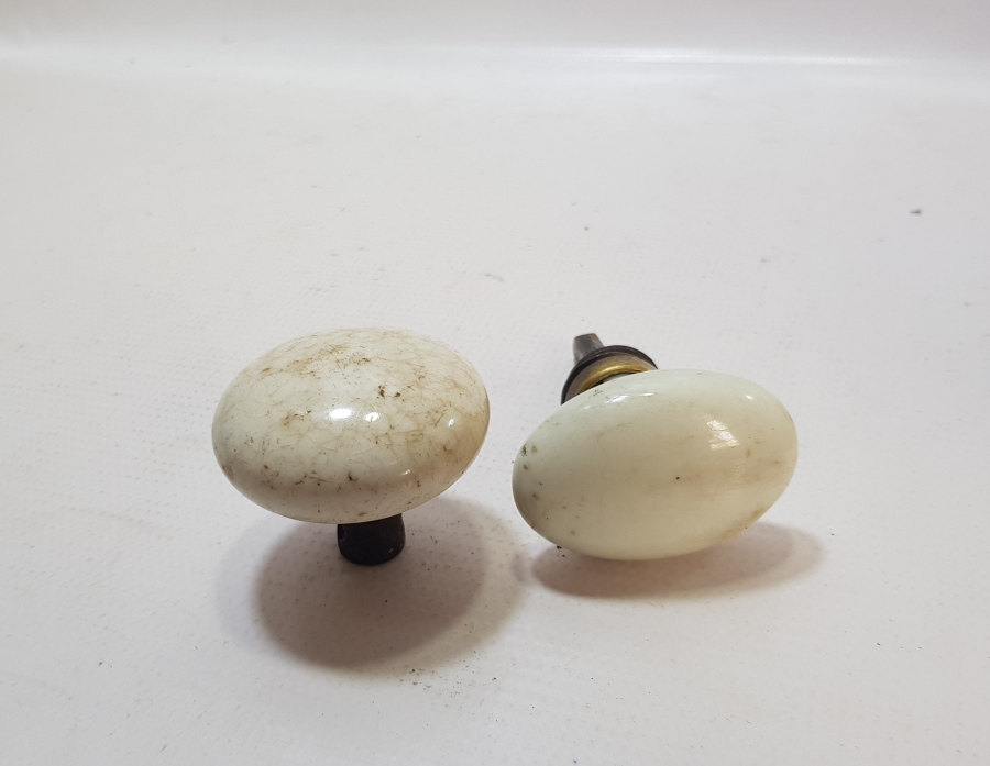 OSMANLI DÖNEMİ ÇOK NADİR PORSELEN ÇİFTLİ KAPI KULBU