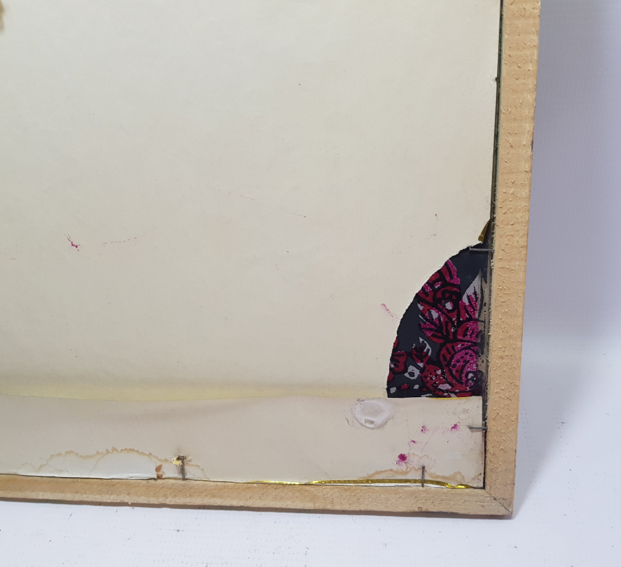 OSMANLI DÖNEMİ TEKKE İŞİ EL BOYAMA ANTİKA CAM ALTI HAT LEVHA