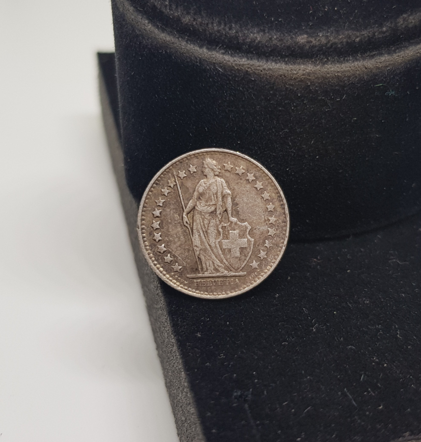 1934 YILI GÜMÜŞ 1/2 FRANK