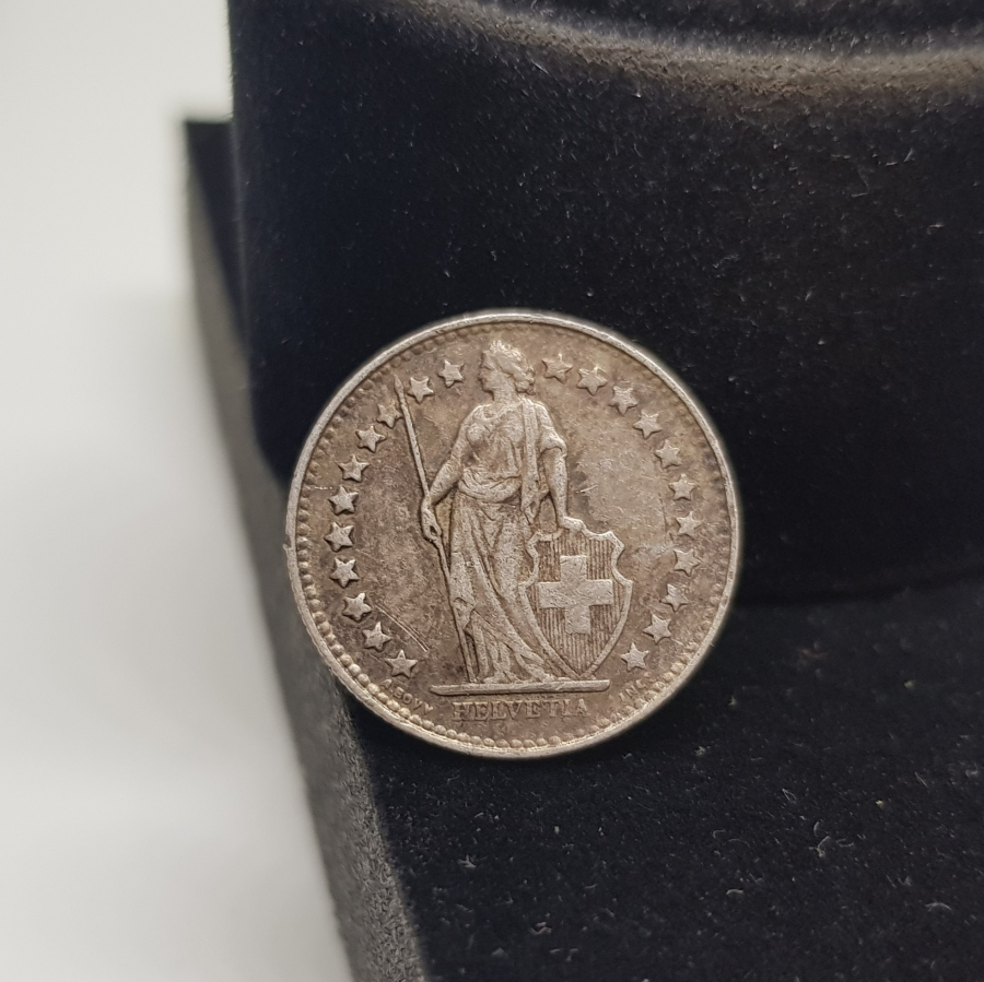 1934 YILI GÜMÜŞ 1/2 FRANK