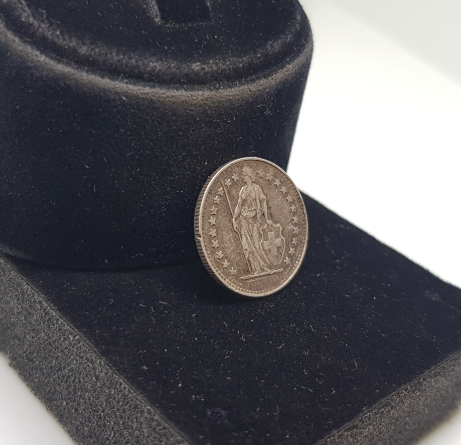 1934 YILI GÜMÜŞ 1/2 FRANK