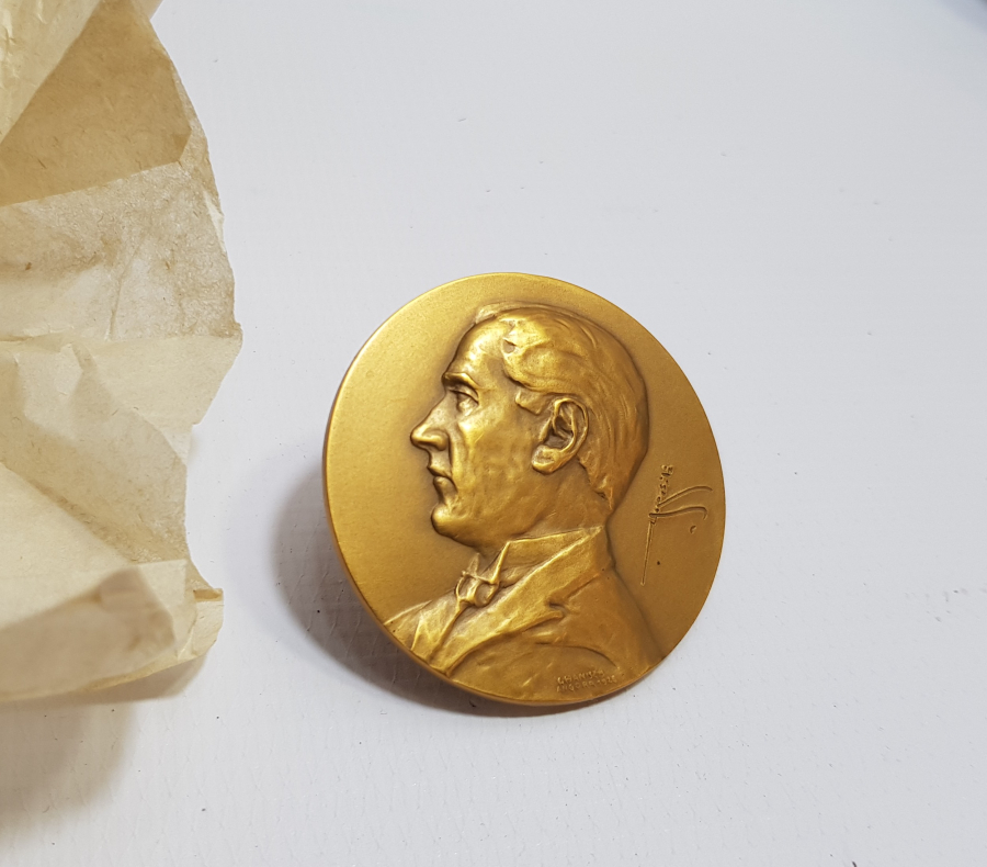 OSMANLICA GAZİ MUSTAFA KEMAL İMZALI BÜYÜK BOY ATATÜRK MADALYON