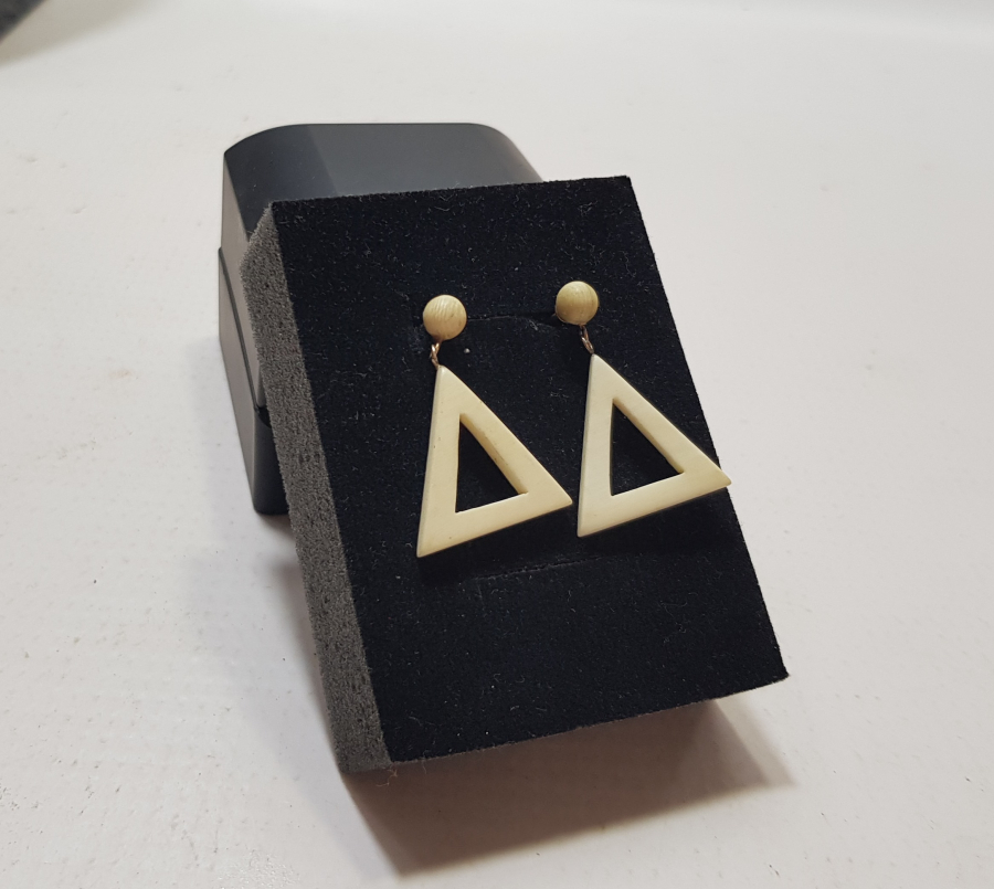 ÖZEL YAPIM OSMANLI DÖNEMİ FİLDİŞİ KÜPE