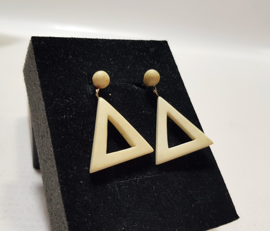 ÖZEL YAPIM OSMANLI DÖNEMİ FİLDİŞİ KÜPE