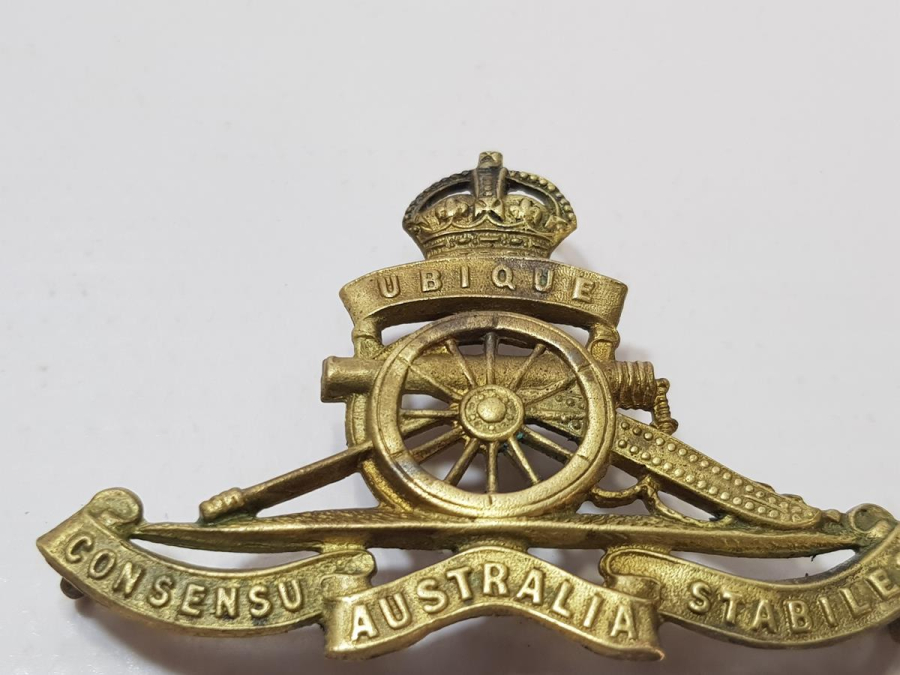 1. DÜNYA SAVAŞI ÇOK NADİR ANZAK SUBAY ŞAPKA KOKARTI