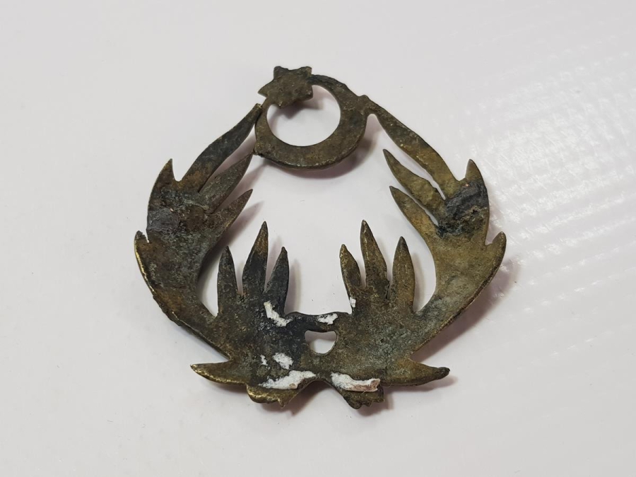 1. DÜNYA SAVAŞI DÖNEMİ BÜYÜK BOY NADİR OSMANLI PAŞASI ŞAPKA KOKARTI