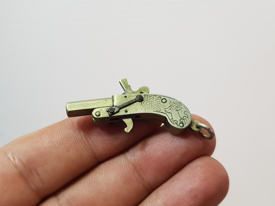 ANTİKA MİNYATÜR TABANCA