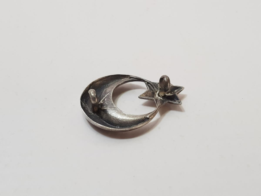 İŞGAL DÖNEMİ İSTANBUL POLİSLERİNİN TAKTIĞI GÜMÜŞ AY YILDIZ ŞAPKA KOKARTI