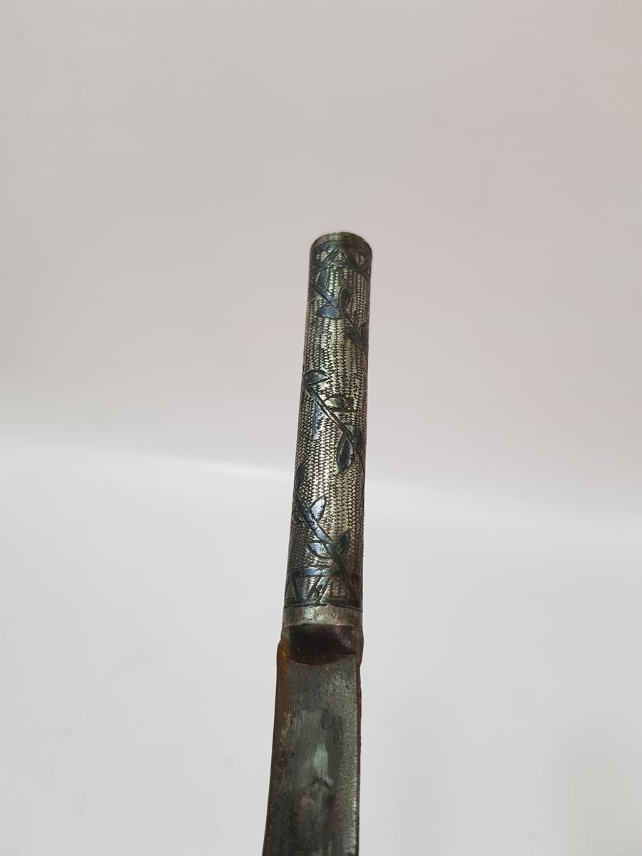 OSMANLI DÖNEMİ 1320 TARİHLİ VE GÜMÜŞ SAPLI ÇOK NADİR BABAKALE BIÇAĞI