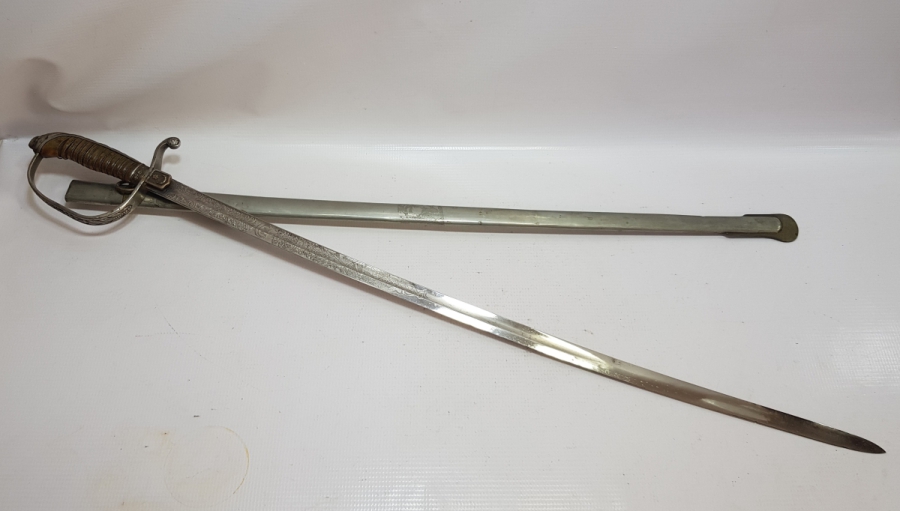 OSMANLI DÖNEMİ ACHGUELO FRERES YAPIMI ÇOK NADİR PAŞA KILICI