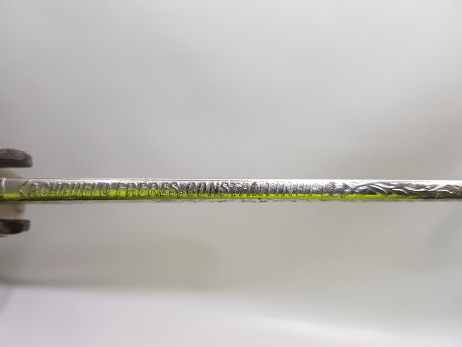 OSMANLI DÖNEMİ ACHGUELO FRERES YAPIMI ÇOK NADİR PAŞA KILICI