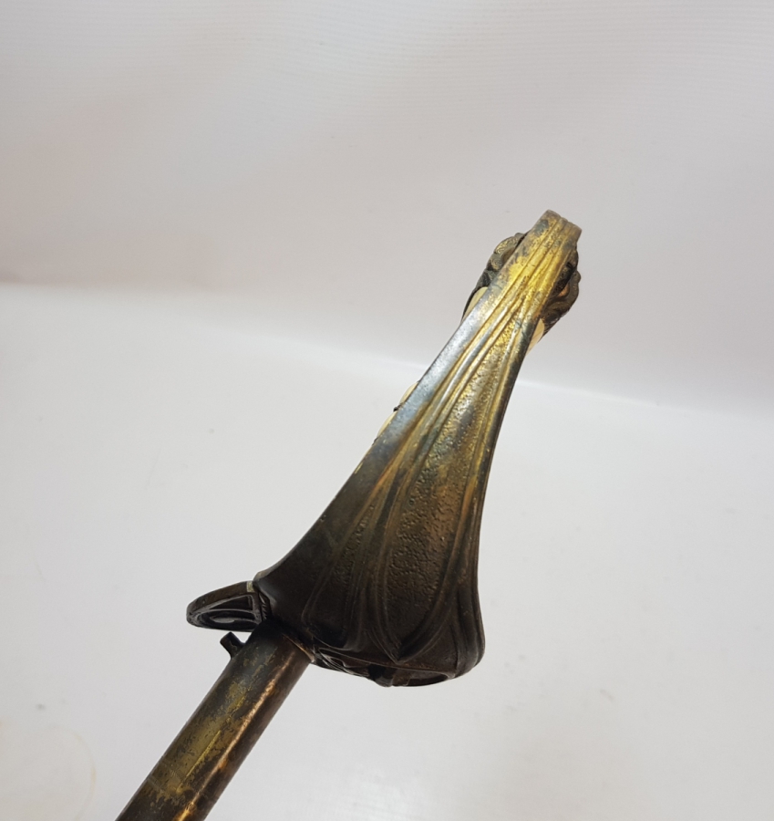 OSMANLI DÖNEMİ ASLAN BAŞLI DENİZCİ SUBAY KILICI