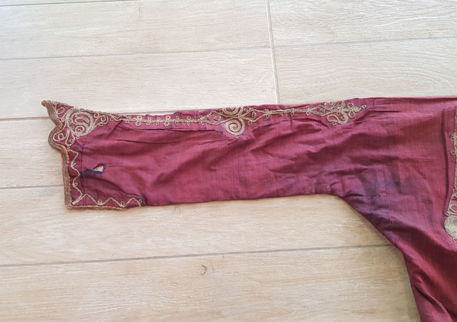 OSMANLI DÖNEMİ GÜMÜŞ SIRMA İŞLEMELİ GELİN CEPKENİ