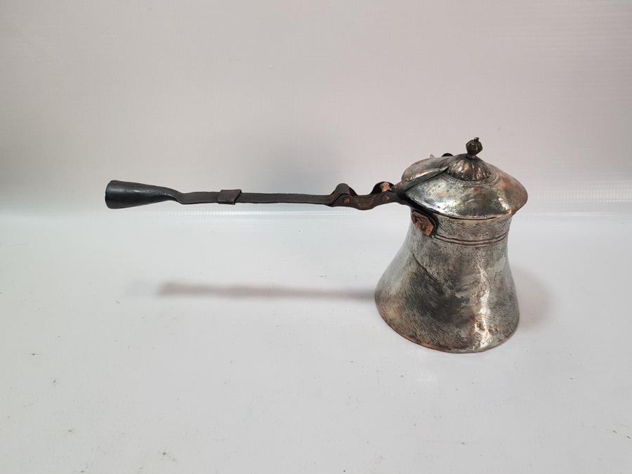 OSMANLI DÖNEMİ TEKKE İŞİ BAKIR KAHVE CEZVESİ
