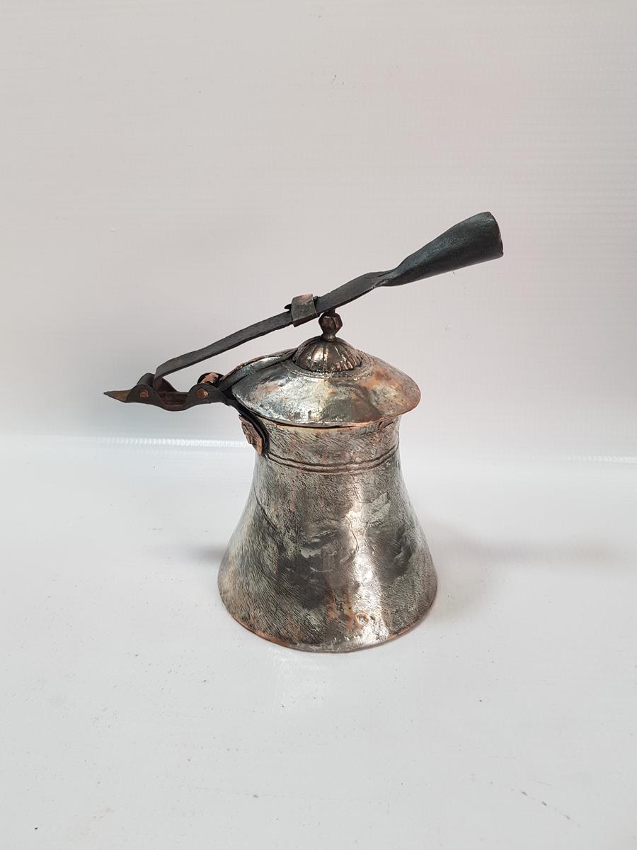 OSMANLI DÖNEMİ TEKKE İŞİ BAKIR KAHVE CEZVESİ