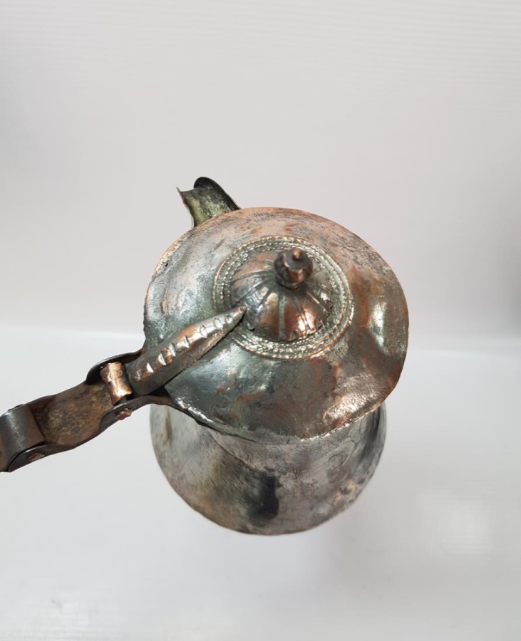 OSMANLI DÖNEMİ TEKKE İŞİ BAKIR KAHVE CEZVESİ