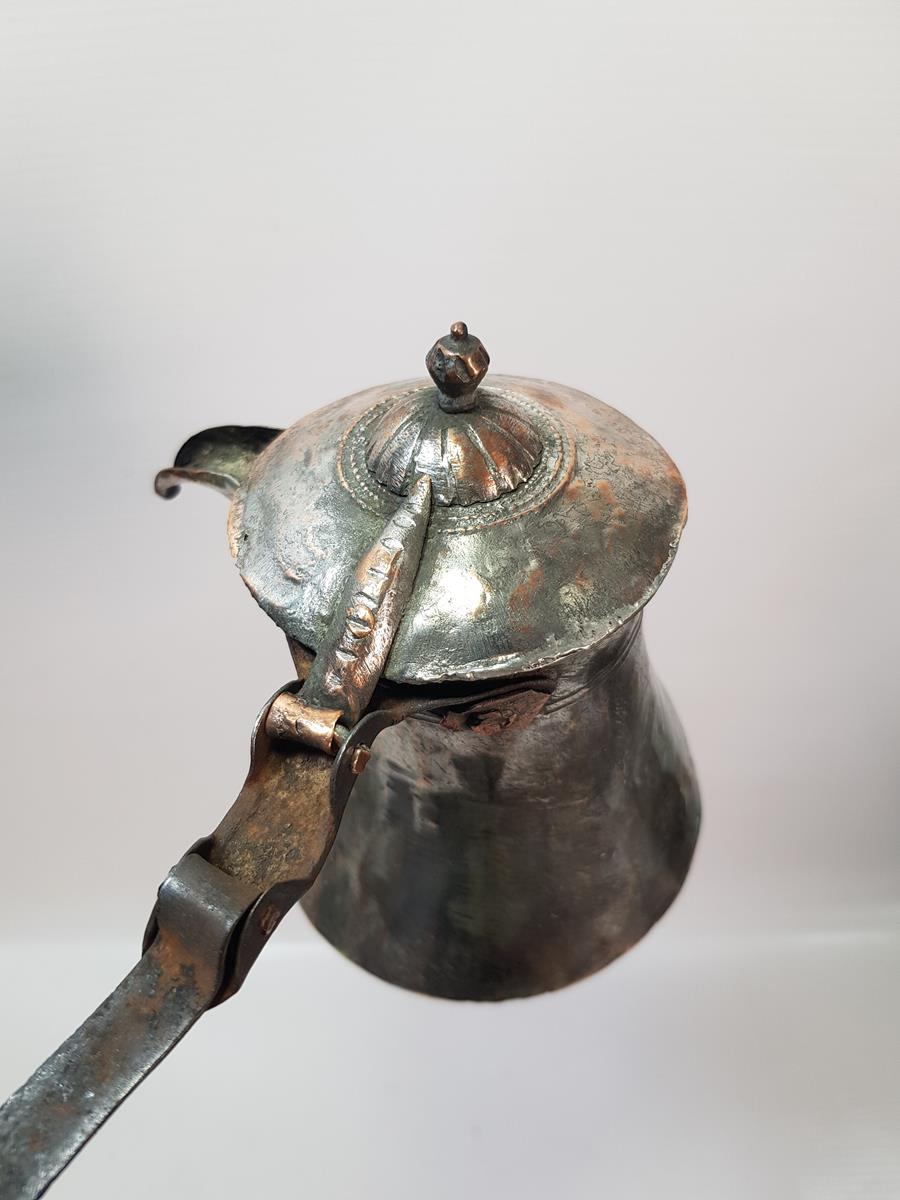 OSMANLI DÖNEMİ TEKKE İŞİ BAKIR KAHVE CEZVESİ