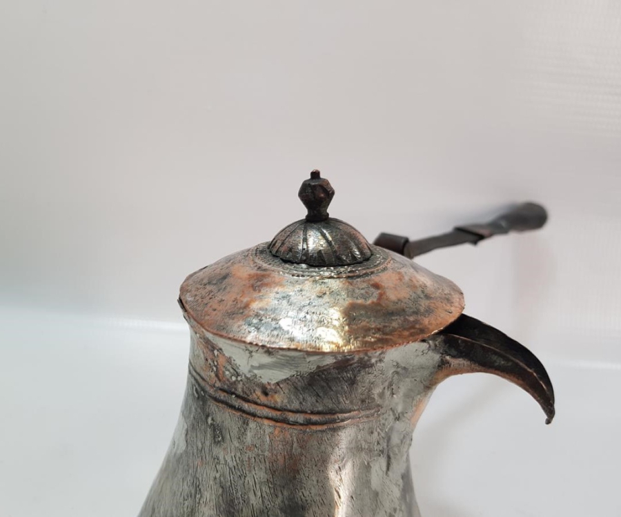 OSMANLI DÖNEMİ TEKKE İŞİ BAKIR KAHVE CEZVESİ