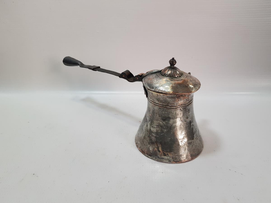 OSMANLI DÖNEMİ TEKKE İŞİ BAKIR KAHVE CEZVESİ