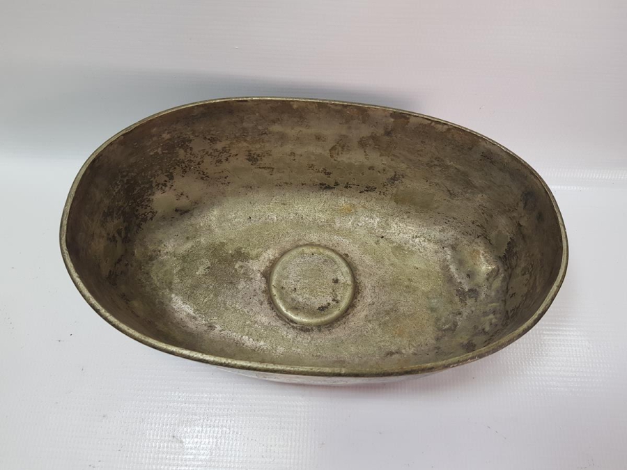 OSMANLICA ANKARA PALAS YAZILI SERVİS TENCERESİ KAPAĞI