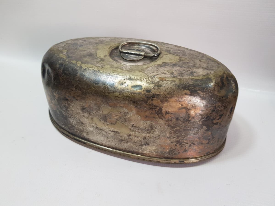 OSMANLICA ANKARA PALAS YAZILI SERVİS TENCERESİ KAPAĞI