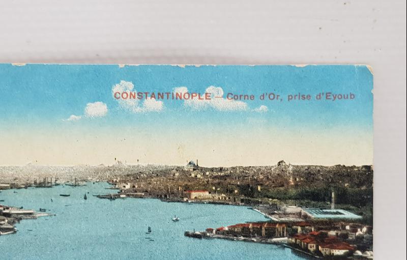 OSMANLI KARTPOSTAL: HALİÇ VE EYÜP CİVARI