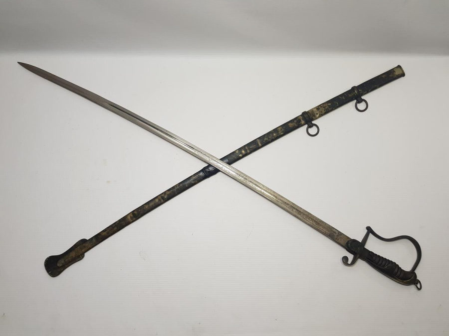 1936 TARİHLİ FAİK LÜTFÜ YAPIMI ÇOK NADİR SUBAY KILICI