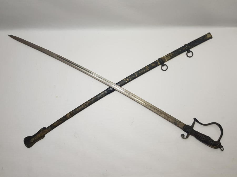 1936 TARİHLİ FAİK LÜTFÜ YAPIMI ÇOK NADİR SUBAY KILICI