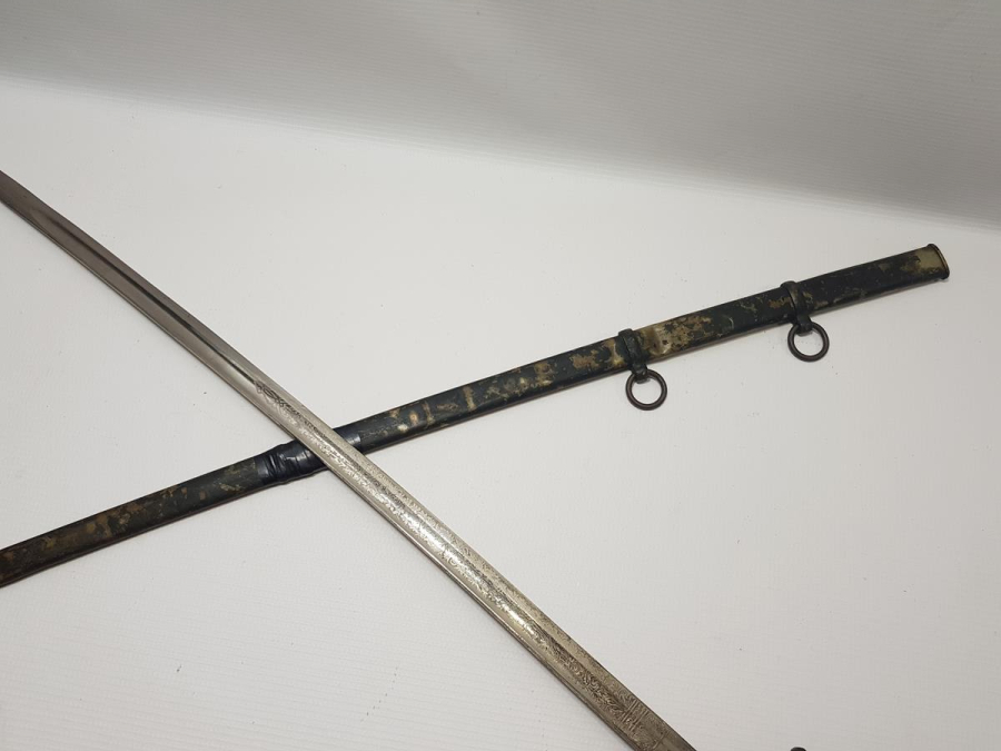 1936 TARİHLİ FAİK LÜTFÜ YAPIMI ÇOK NADİR SUBAY KILICI