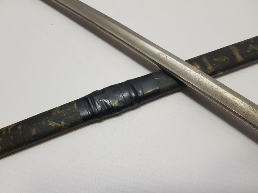 1936 TARİHLİ FAİK LÜTFÜ YAPIMI ÇOK NADİR SUBAY KILICI