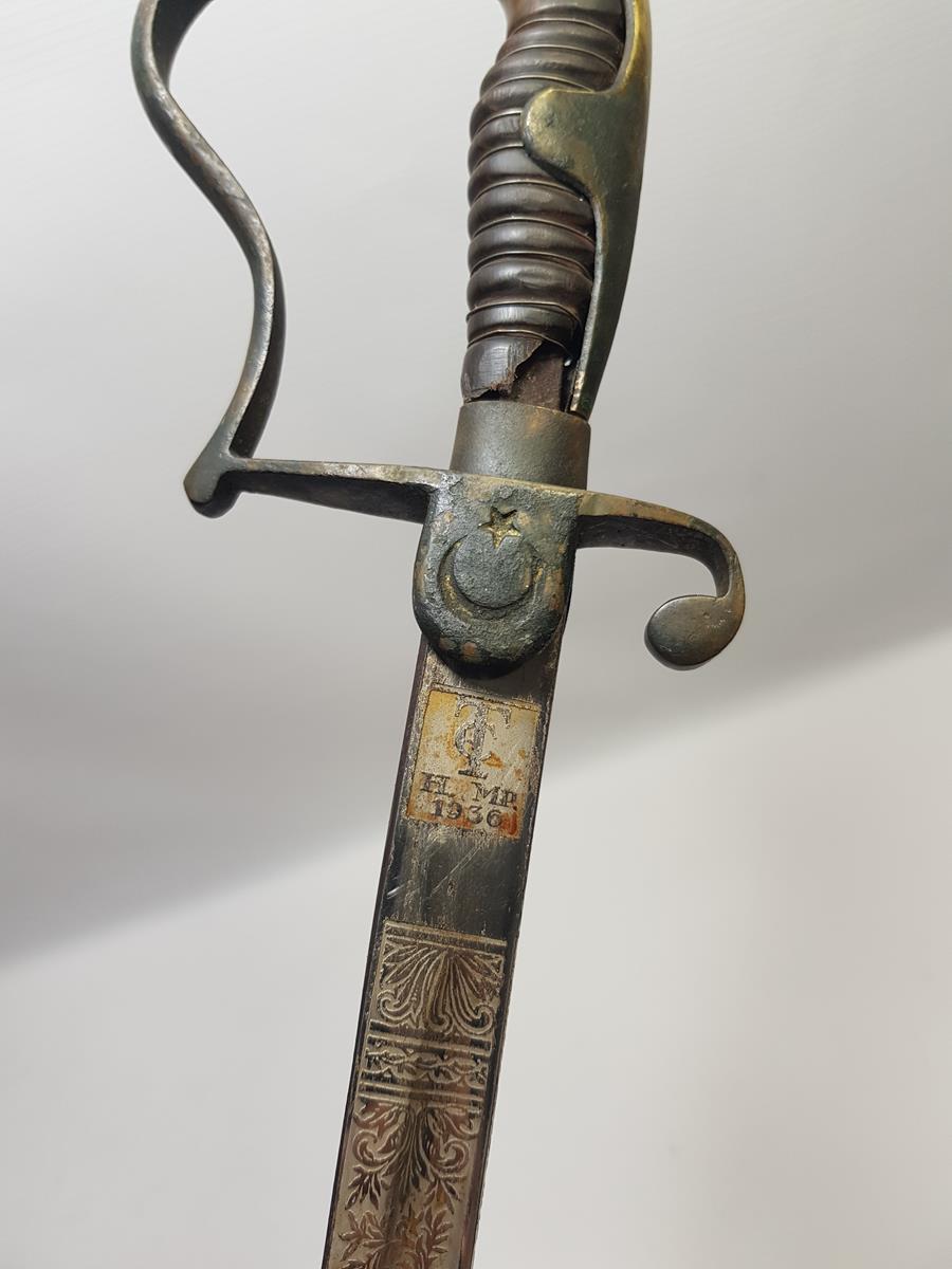 1936 TARİHLİ FAİK LÜTFÜ YAPIMI ÇOK NADİR SUBAY KILICI