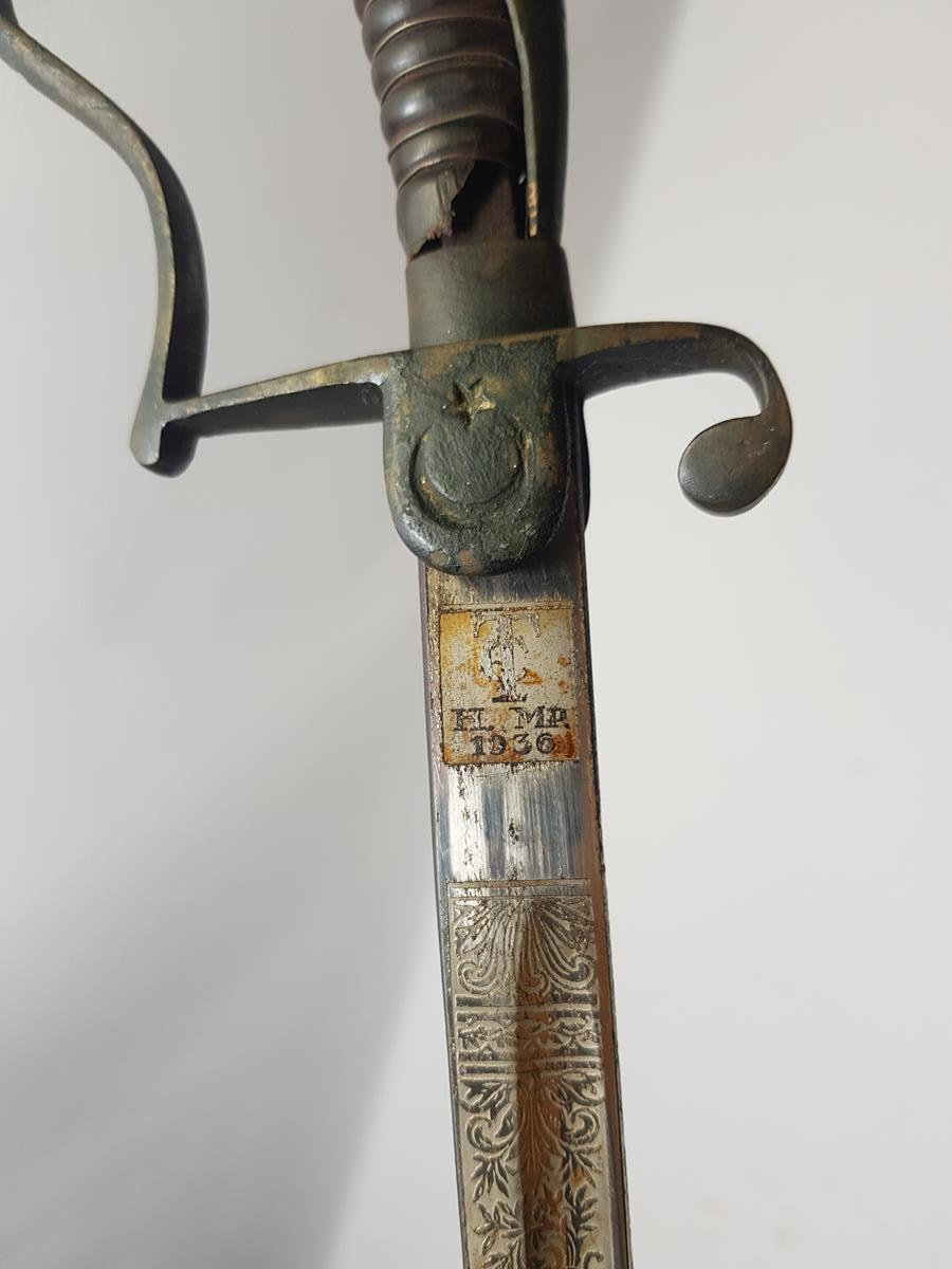 1936 TARİHLİ FAİK LÜTFÜ YAPIMI ÇOK NADİR SUBAY KILICI