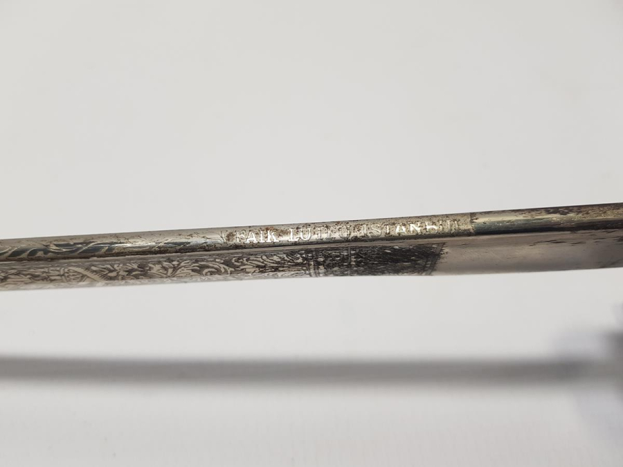 1936 TARİHLİ FAİK LÜTFÜ YAPIMI ÇOK NADİR SUBAY KILICI