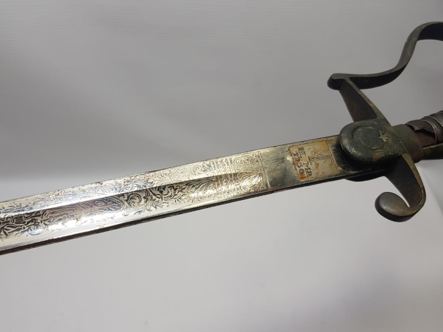 1936 TARİHLİ FAİK LÜTFÜ YAPIMI ÇOK NADİR SUBAY KILICI