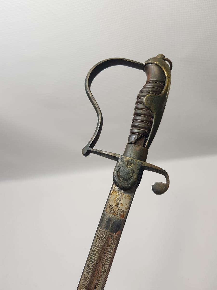 1936 TARİHLİ FAİK LÜTFÜ YAPIMI ÇOK NADİR SUBAY KILICI