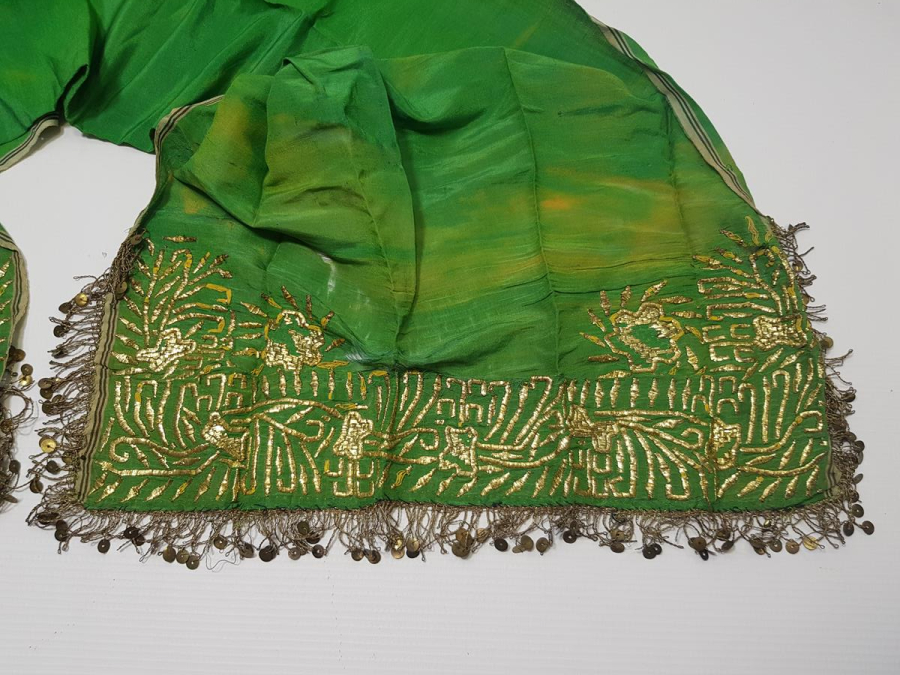 OSMANLI DÖNEMİ ALTIN SIRMA İŞLEMELİ UÇKUR