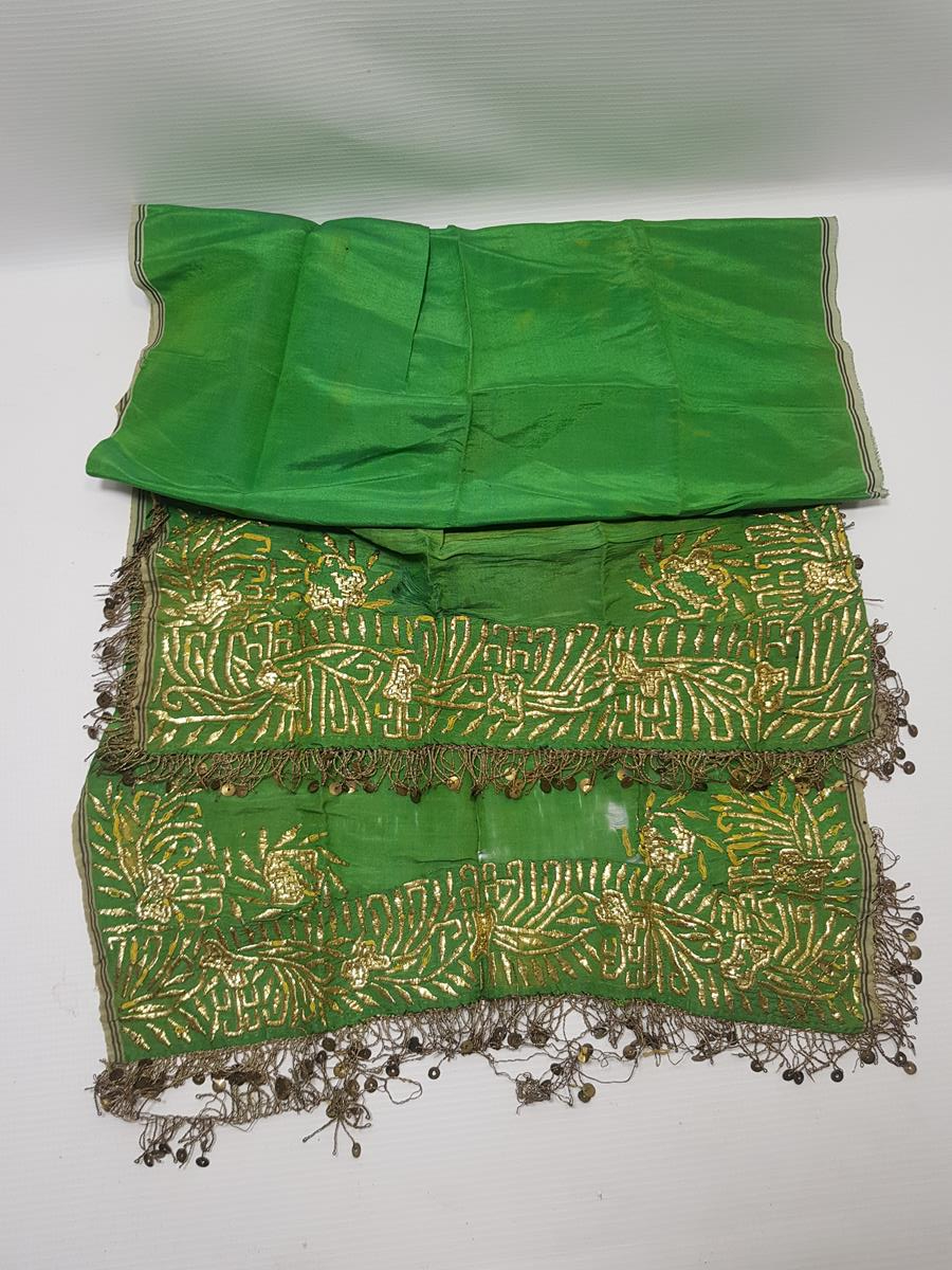 OSMANLI DÖNEMİ ALTIN SIRMA İŞLEMELİ UÇKUR